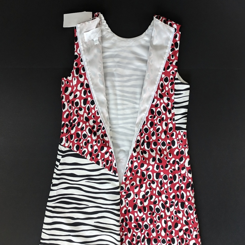 HUGO BOSS Animal Print Stretch Dress 4 & 0 - Picture 4 of 7